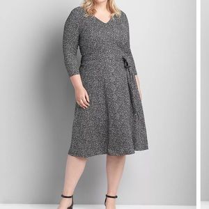 Knit Lena Dress Animal Jacquard